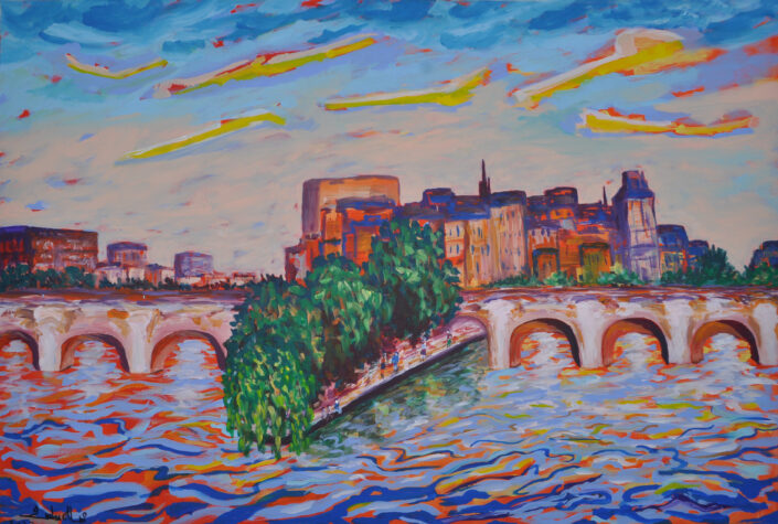 Paris Painting by Zelie Alice