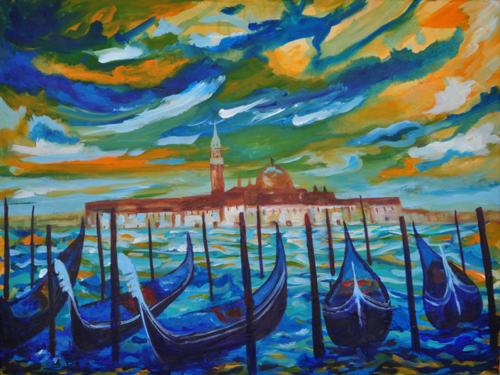 Venice Painting by Zelie Alice