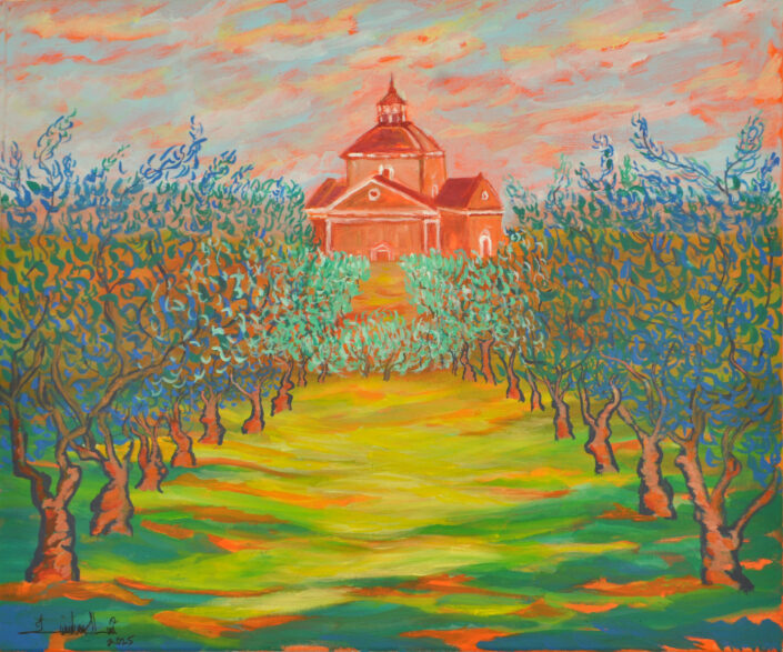 Landscape painting by Zelie Alice