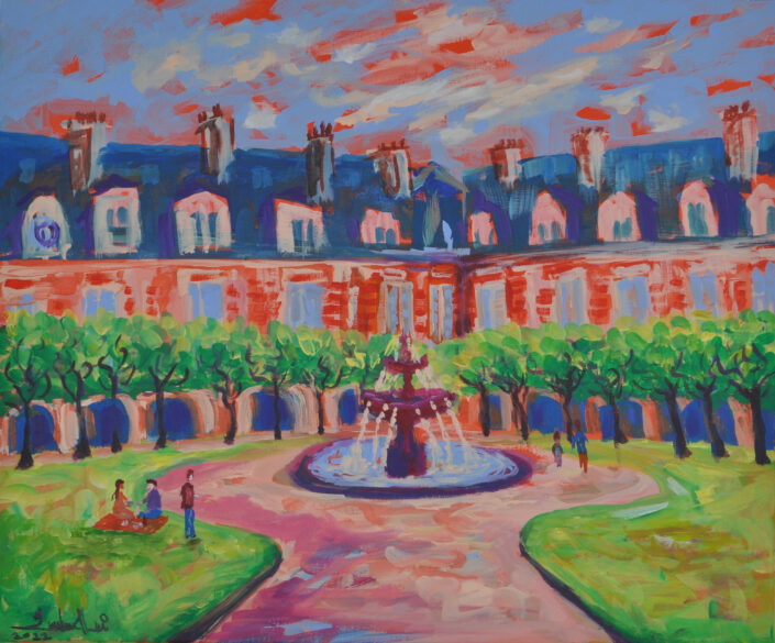 Paris Painting by Zelie Alice
