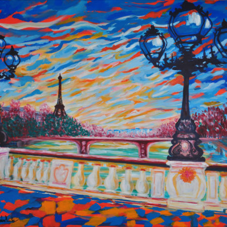 Paris Painting by Zelie Alice