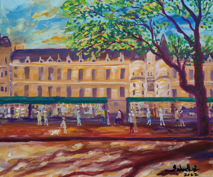 Paris Painting by Zelie Alice