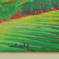 Tuscany Vineyard Painting by Zelie Alice